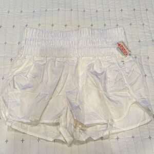 FP Movement by Free People White Athletic Shorts